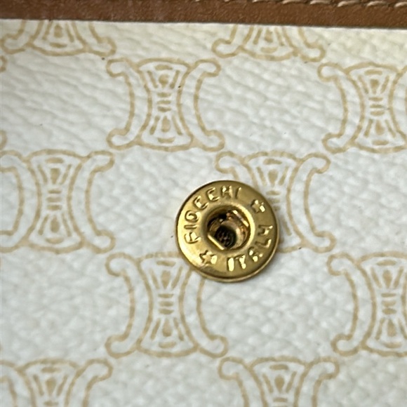 🖤Vtg CELINE Macadam canvas leather wallet - Picture 16 of 17